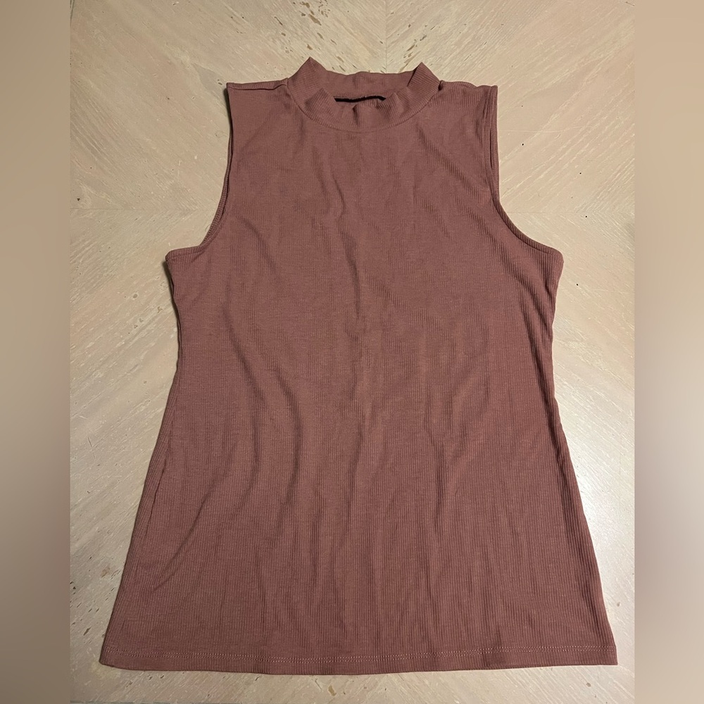 LOFT Sleeveless Dusty Rose Tank Top